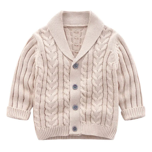 Baby Boys Cardigan Sweater - Spring School Outfit Layer