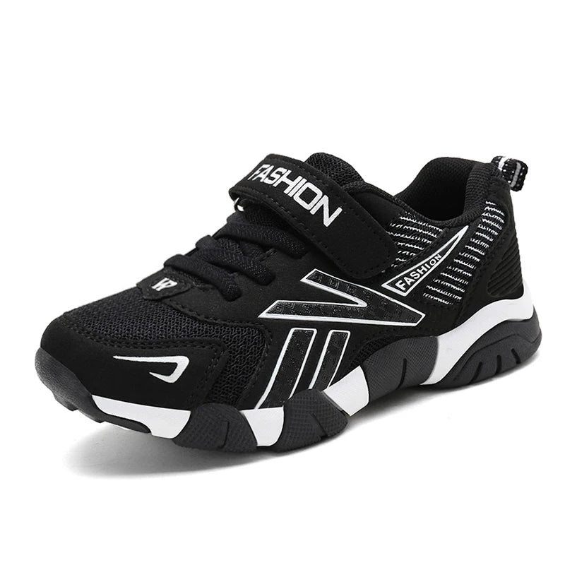 Boys Breathable Mesh Running Shoes - Lightweight Outdoor Sneakers