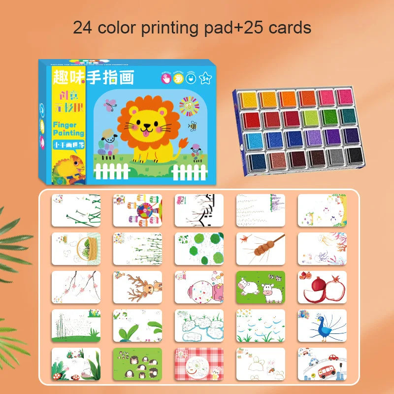 Kids Fingerprint Ink Creative Drawing Game