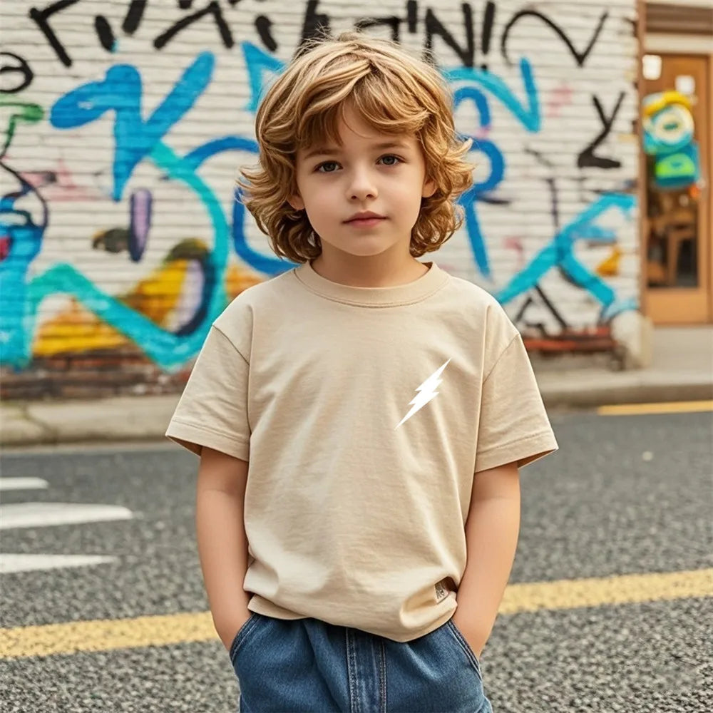 Teen Boys Headphone Print T-Shirt - Cotton Blend DJ Graphic Tee