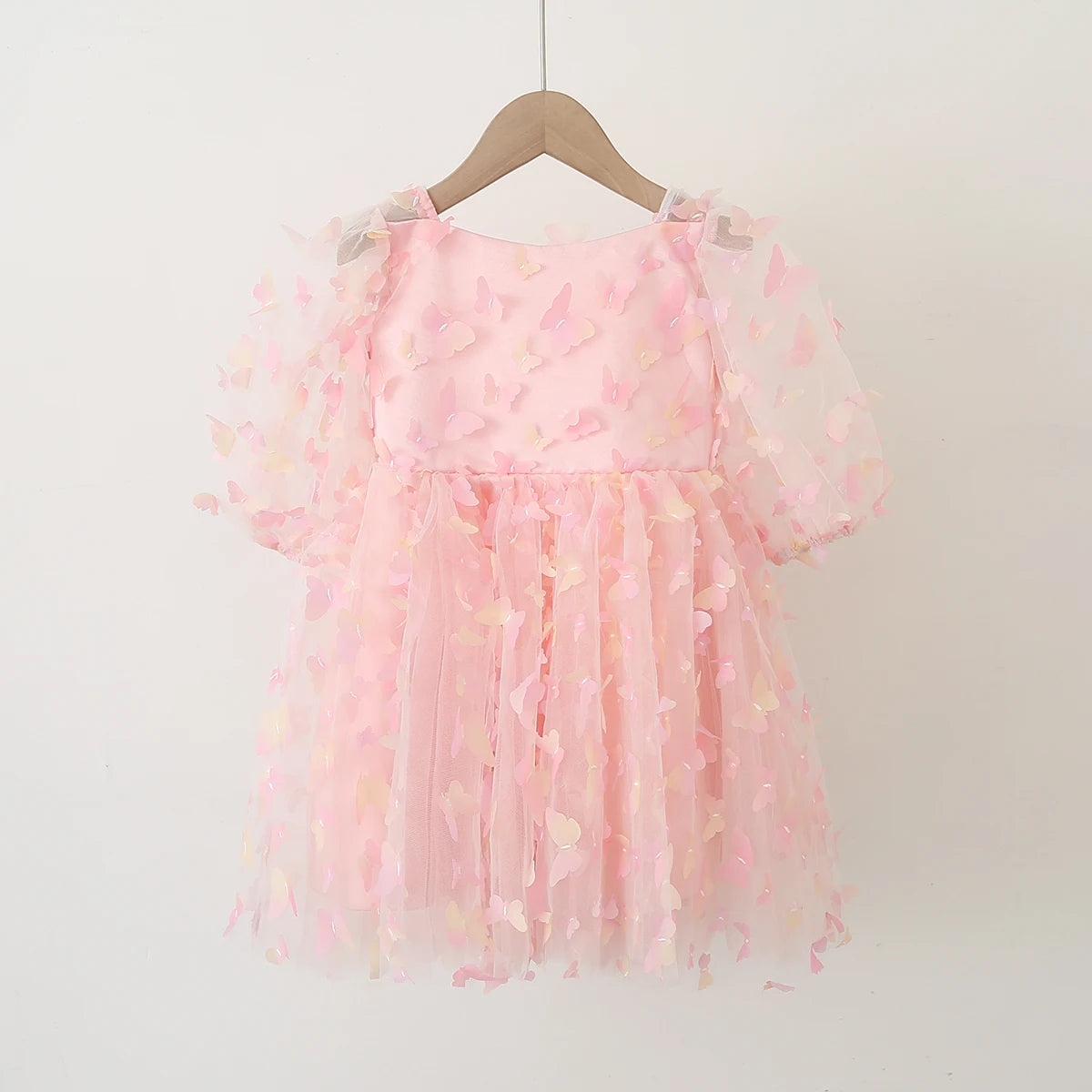 Baby Girls Butterfly Tulle Tutu Dress - Birthday Pageant Look