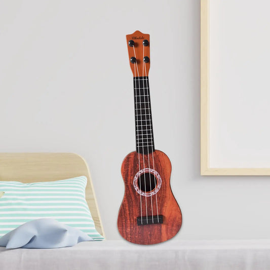 21-Inch Soprano Ukulele Toy - 4-String Beginner Instrument