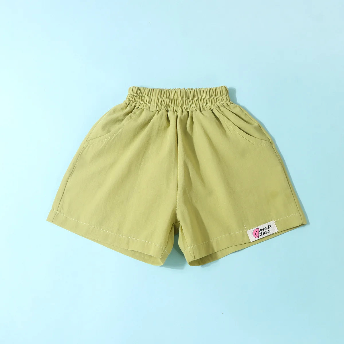 Kids Quick-Dry Cotton Loose Shorts - Korean Five-Quarter Style