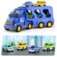 Diecast Carrier Truck Set - Engineering Vehicle Play Set