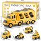 Diecast Carrier Truck Set - Engineering Vehicle Play Set