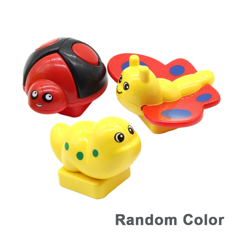 Zoo Animal Building Blocks Set - Elephant Tiger Bird Brick Toy