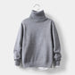 Toddler Turtleneck Knitted Sweater - Warm Plain Winter Top