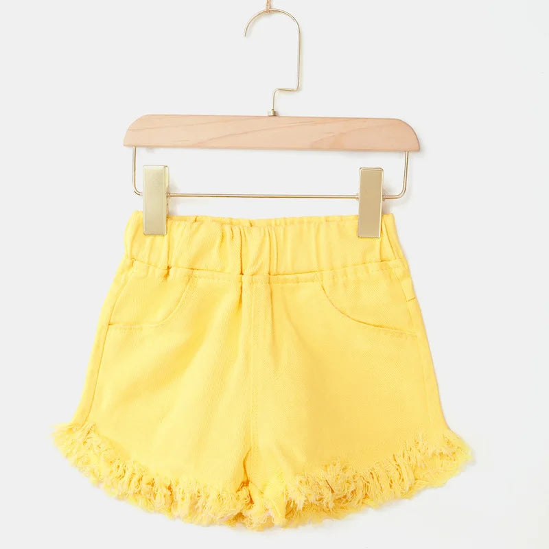 Girls Casual Summer Denim Shorts