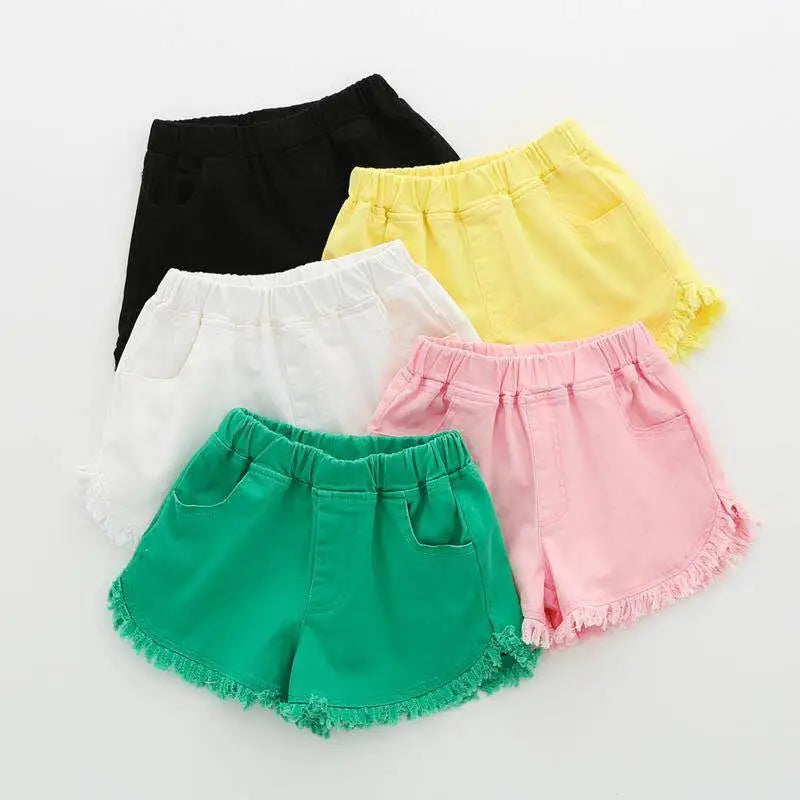 Girls Casual Summer Denim Shorts
