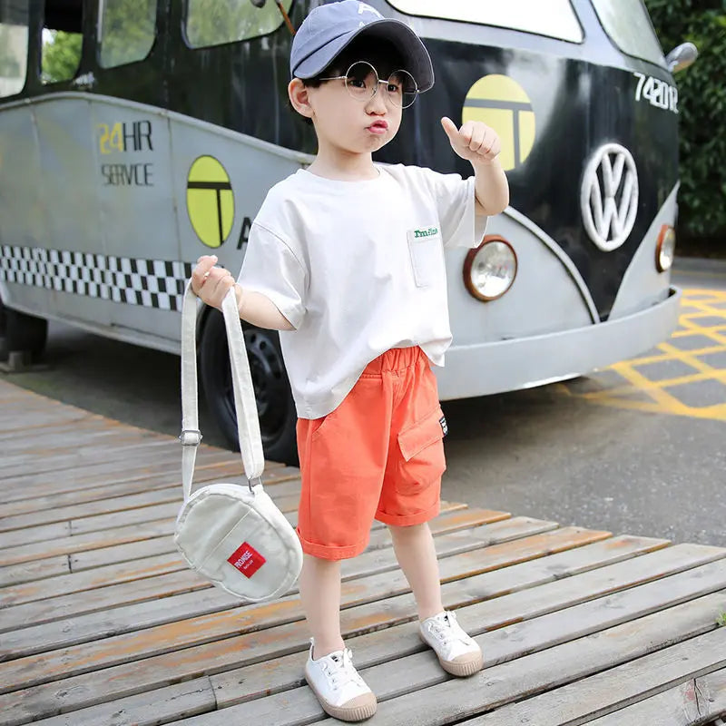 Boys Cotton Sports Shorts - Cool Summer Casual Style