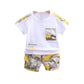 Toddler Sports T-Shirt and Shorts Set - Cotton Two-Piece Outfit