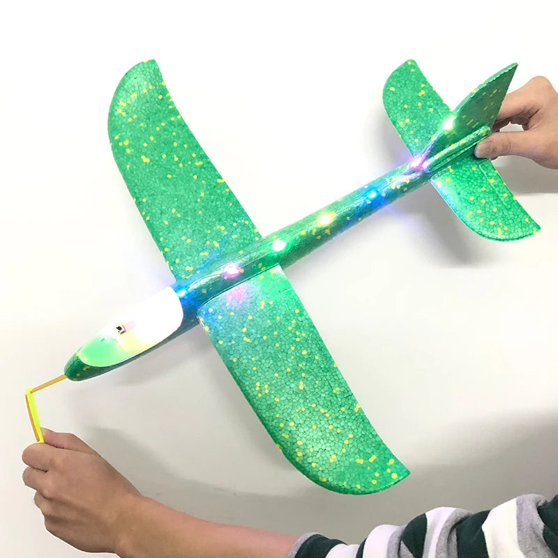 Foam Plane Glider Toy - 33/50CM Hand Throw Outdoor Airplane