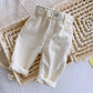 Toddler Straight Denim Pants - Elastic Waist Casual Jeans