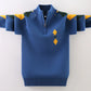 Boys Cotton Cardigan Sweater - Button Front Winter Layer