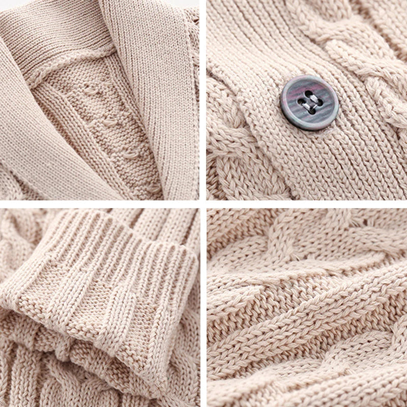 Baby Boys Cardigan Sweater - Spring School Outfit Layer