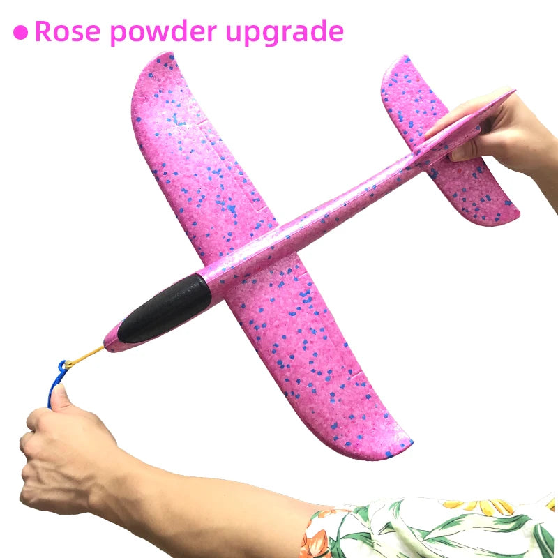 Foam Plane Glider Toy - 33/50CM Hand Throw Outdoor Airplane
