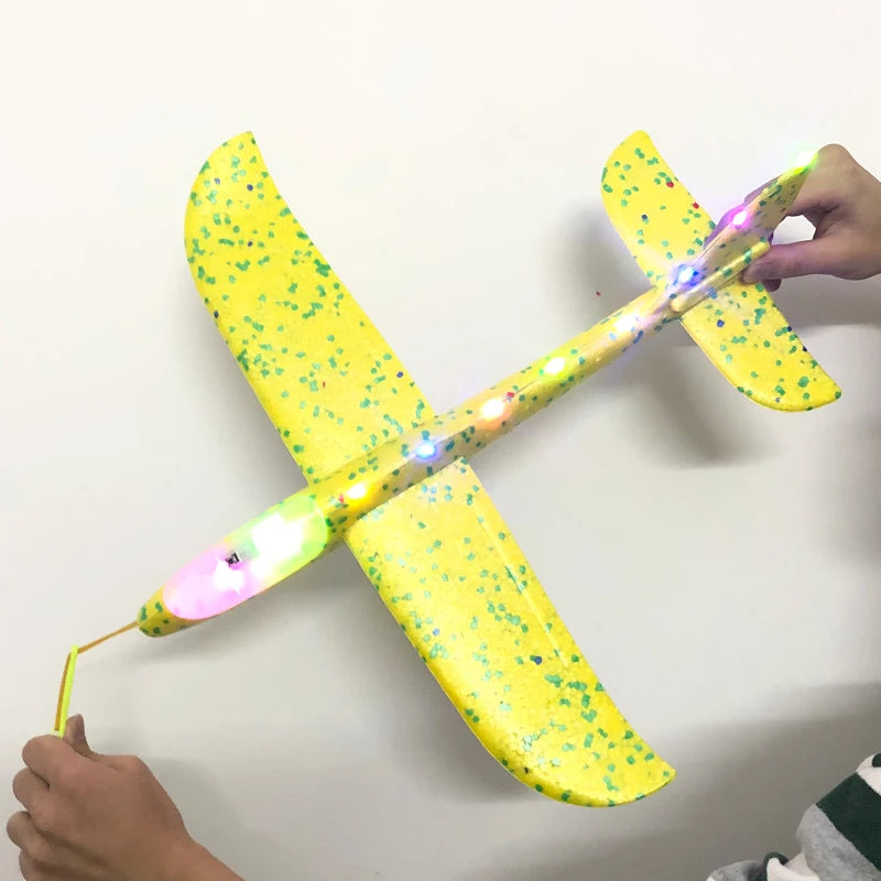 Foam Plane Glider Toy - 33/50CM Hand Throw Outdoor Airplane