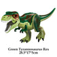 Jurassic Dinosaur Building Blocks Set - Raptor and T-Rex Figure Bricks