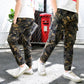 Boys Camo Cargo Trousers - Elastic Waist Jogger Pants