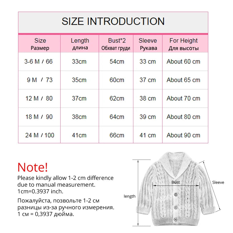 Baby Boys Cardigan Sweater - Spring School Outfit Layer