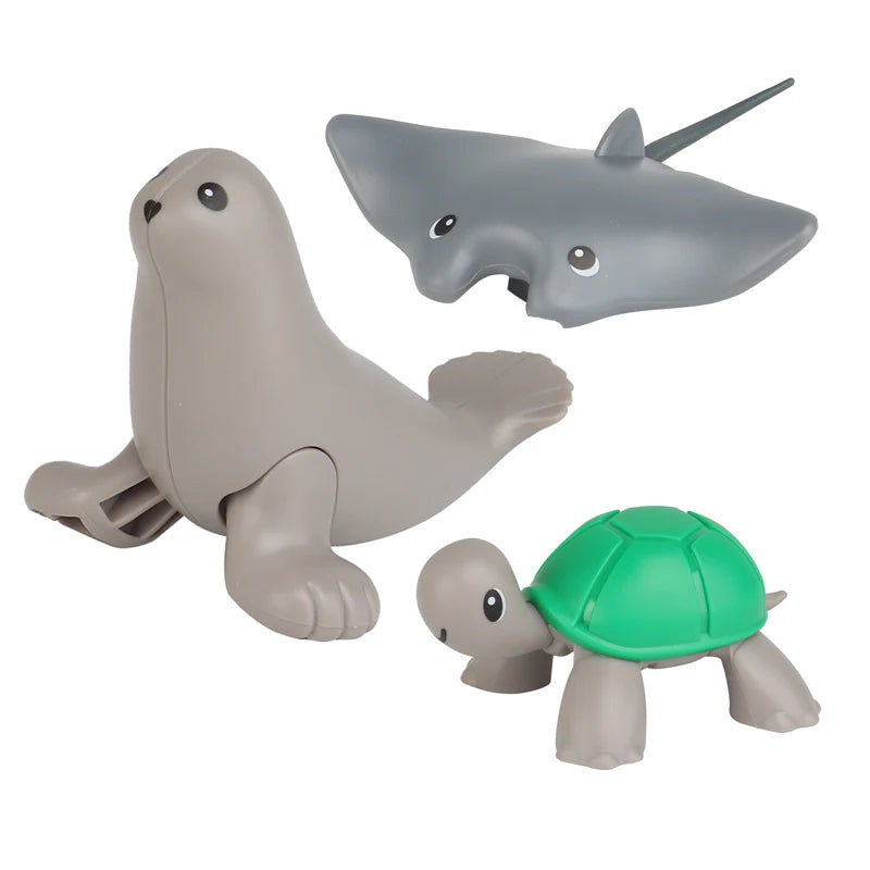 Zoo Animal Building Blocks Set - Elephant Tiger Bird Brick Toy