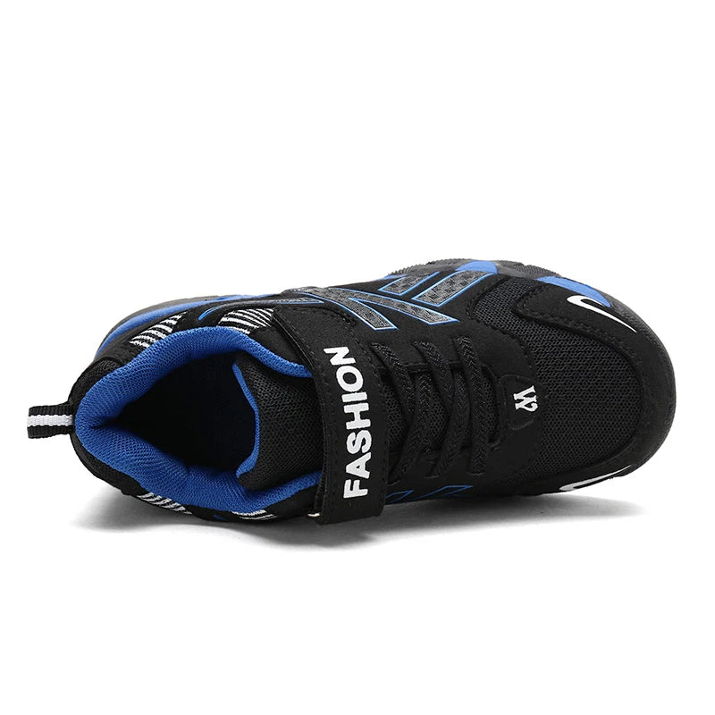 Boys Breathable Mesh Running Shoes - Lightweight Outdoor Sneakers