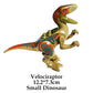 Jurassic Dinosaur Building Blocks Set - Raptor and T-Rex Figure Bricks