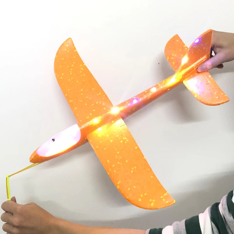 Foam Plane Glider Toy - 33/50CM Hand Throw Outdoor Airplane