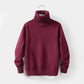 Toddler Turtleneck Knitted Sweater - Warm Plain Winter Top