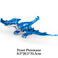 Jurassic Dinosaur Building Blocks Set - Raptor and T-Rex Figure Bricks