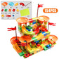 Marble Race Run Building Blocks Set - 77-308 Piece DIY Track Toy