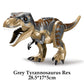 Jurassic Dinosaur Building Blocks Set - Raptor and T-Rex Figure Bricks