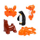 Zoo Animal Building Blocks Set - Elephant Tiger Bird Brick Toy