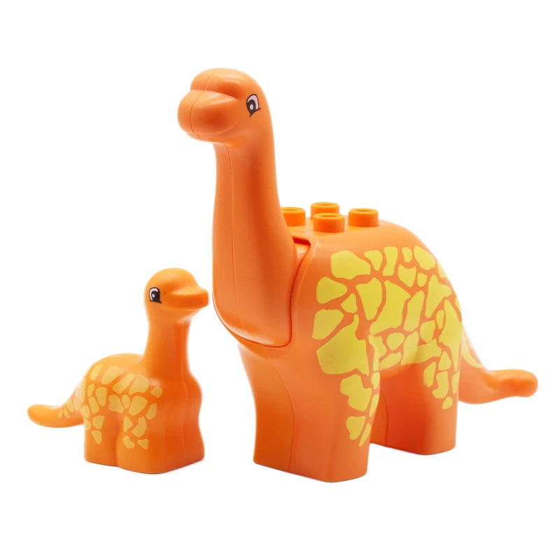 Zoo Animal Building Blocks Set - Elephant Tiger Bird Brick Toy