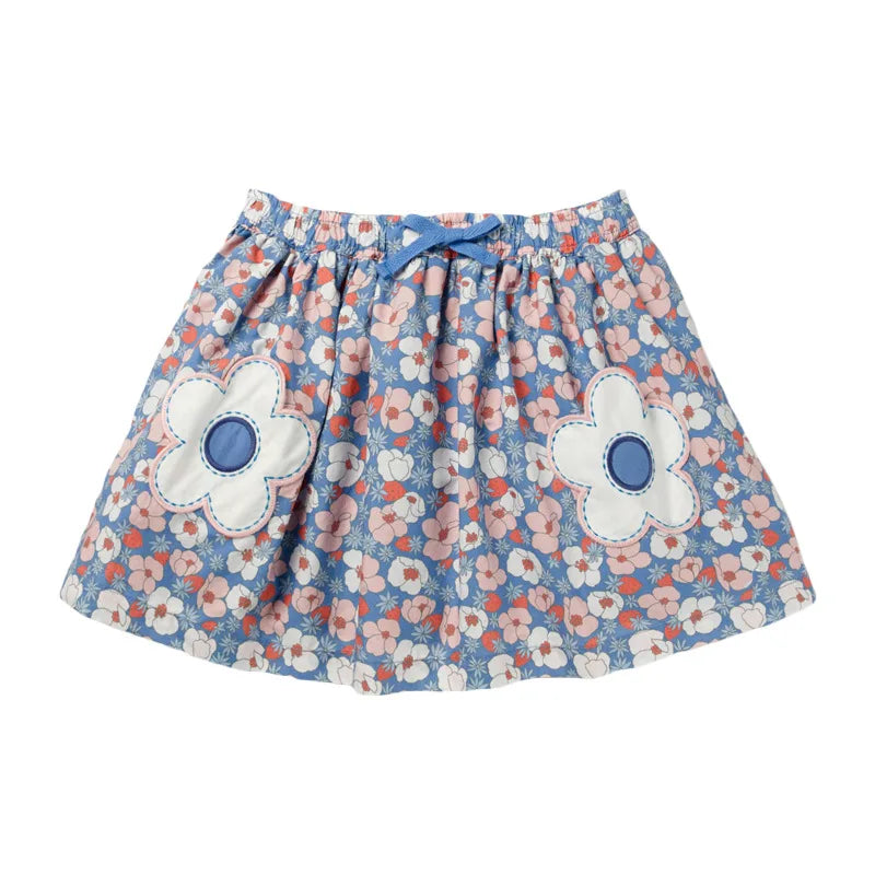 Girls Unicorn Denim Skirt Summer Casual Dress