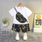 Toddler Sports T-Shirt and Shorts Set - Cotton Two-Piece Outfit