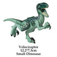 Jurassic Dinosaur Building Blocks Set - Raptor and T-Rex Figure Bricks