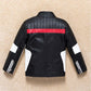 Boys Windproof Leather-Style Jacket - Color Stitching Moto Coat