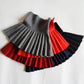 Girls Knitted High Waist Pleated Mini Tutu Skirt