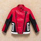 Boys Windproof Leather-Style Jacket - Color Stitching Moto Coat