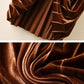 Girls Velvet Pleated Long Skirt for Autumn Winter