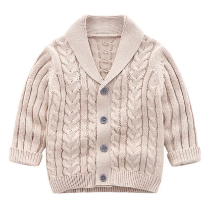 Baby Boys Cardigan Sweater - Spring School Outfit Layer