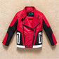 Boys Windproof Leather-Style Jacket - Color Stitching Moto Coat