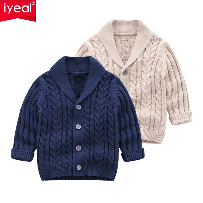 Baby Boys Cardigan Sweater - Spring School Outfit Layer