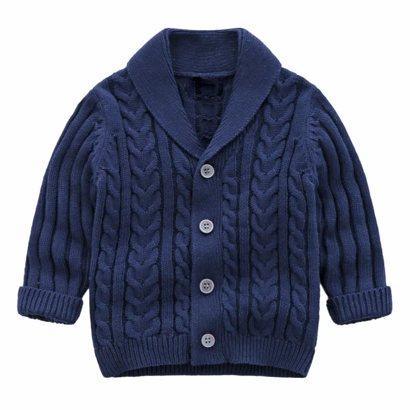 Baby Boys Cardigan Sweater - Spring School Outfit Layer