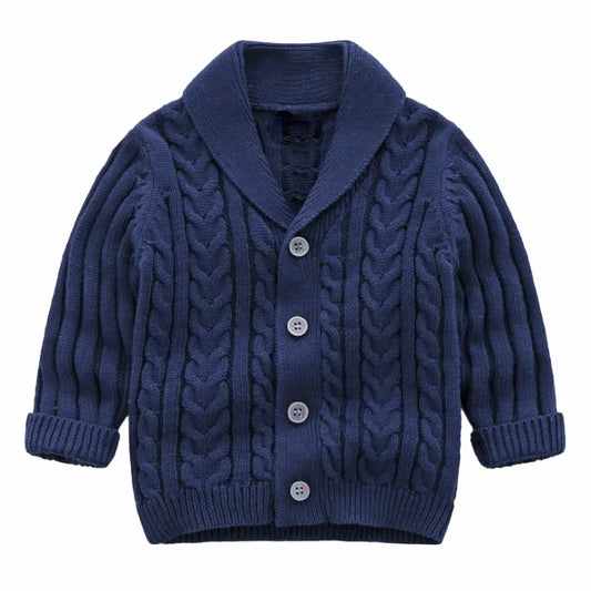Baby Boys Cardigan Sweater - Spring School Outfit Layer