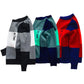 Boys Round Collar Knit Sweater - Plaid Autumn Pullover