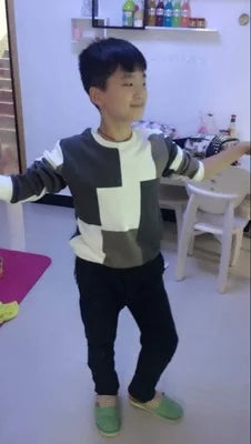 Boys Plus Velvet Long Sleeve Hoodie - Autumn Winter Warm Top