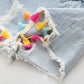 Girls Tassel Distressed Denim Shorts