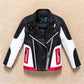 Boys Windproof Leather-Style Jacket - Color Stitching Moto Coat